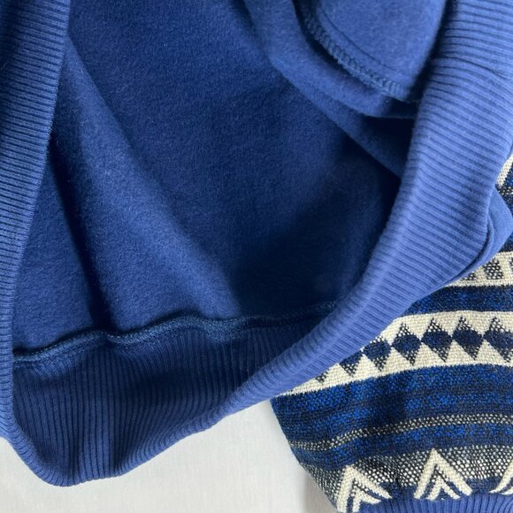 Dallas Cowboys Vigor Hoodie Men XL Geometric Pullover Southwestern Sporty Blue - Picture 10 of 15